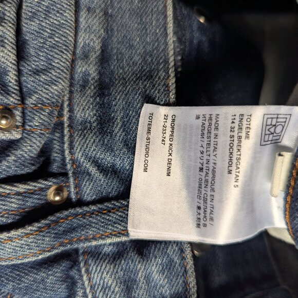 Toteme Cropped Kick Flare Jeans | 30 - Picture 10 of 16